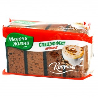 Սպունգ Սպասքի Мелочи Жизни Капучино 4հտնց 0389