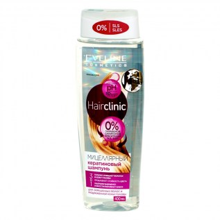 Շամպուն Eveline 400մլ Hair Clinic Керат. 3в1 Ներկած/մազ