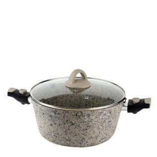 Կաթսա Platinium JPH-2102-3 գրանիտեպատ ալյումին 26սմ
