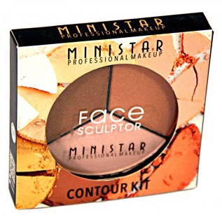 Այտներկ MINISTAR Sculptor + Glow Kit 3 Գույն