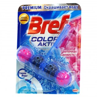 Կոճակ Զուգարանի Bref 50գ 4в1 Prem. Color Aktiv Цветочная Св.