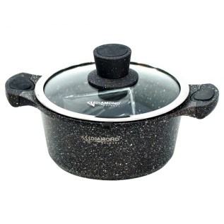 Կաթսա Diamond DMA-1520 Ալյումին / Գրանիտ 20սմ 2.5լ Սև