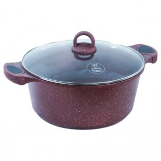 Կաթսա Titan TSIL-28 Սիլ/բռնակ 28սմ 5,9լ